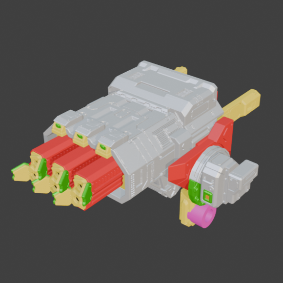 FURLONG BML-G2/P03MLT-06 Back Weapon Part (30 Minutes Missions)