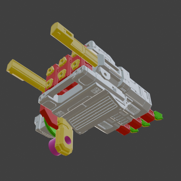 FURLONG BML-G2/P03MLT-06 Back Weapon Part (30 Minutes Missions)