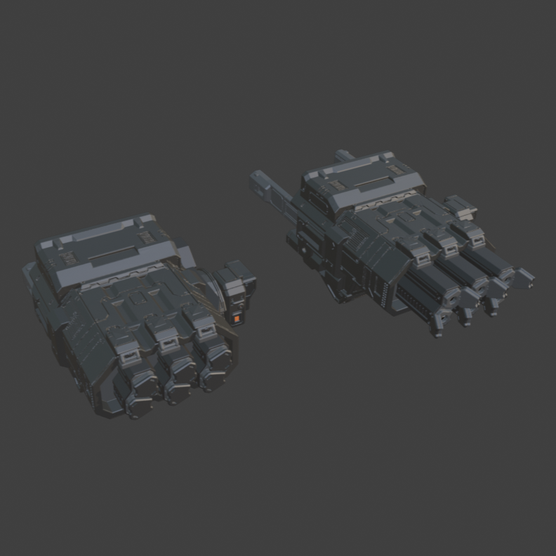 [DIGITAL FILES] FURLONG BML-G2/P03MLT-06 Back Weapon Part