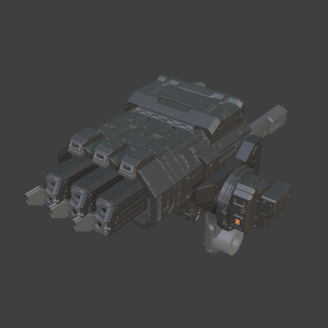 [DIGITAL FILES] FURLONG BML-G2/P03MLT-06 Back Weapon Part