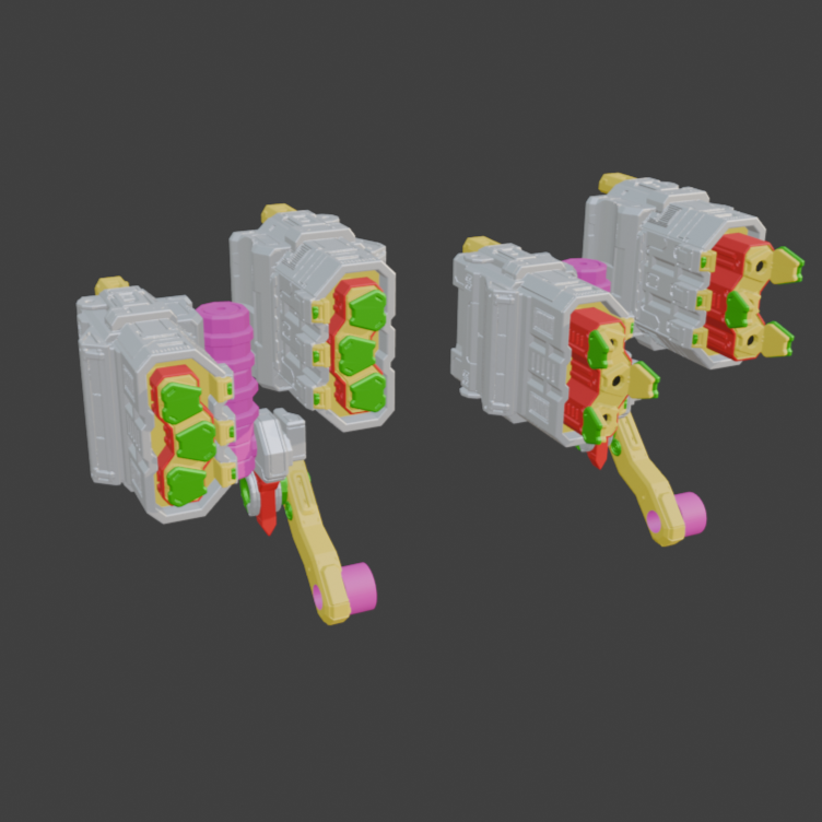 [DIGITAL FILES] FURLONG BML-G2/P08DUO-03 Back Weapon Part
