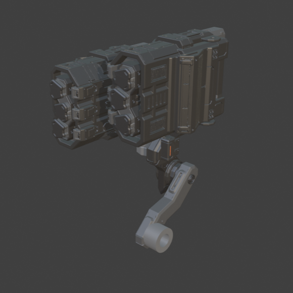 [DIGITAL FILES] FURLONG BML-G2/P08DUO-03 Back Weapon Part
