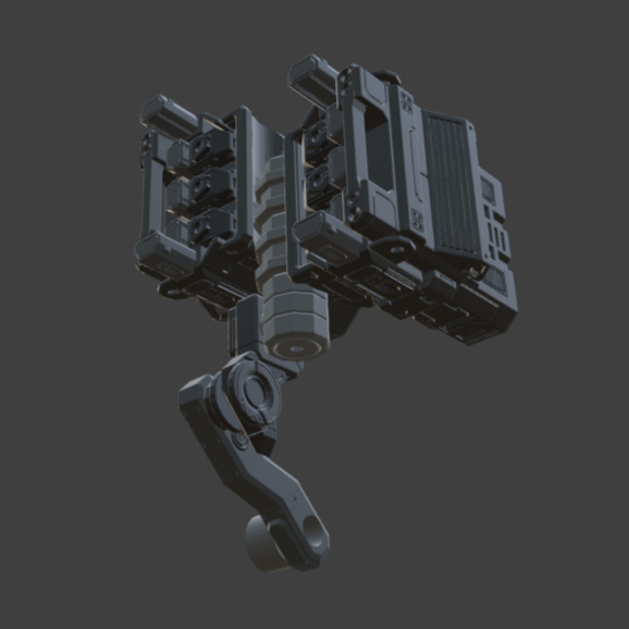 [DIGITAL FILES] FURLONG BML-G2/P08DUO-03 Back Weapon Part
