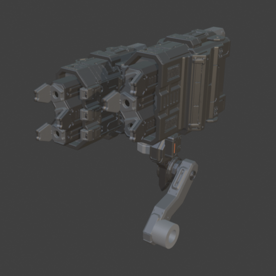 [DIGITAL FILES] FURLONG BML-G2/P08DUO-03 Back Weapon Part
