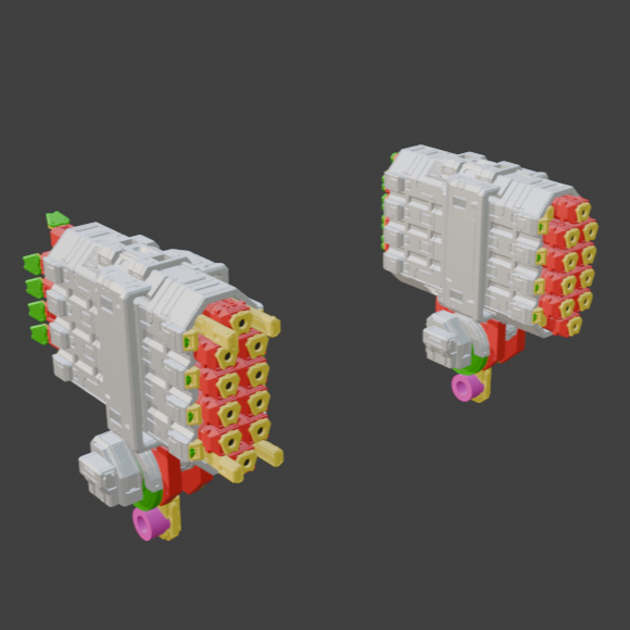 FURLONG BML-G2/P05MLT-10 Back Weapon Part (30 Minutes Missions)