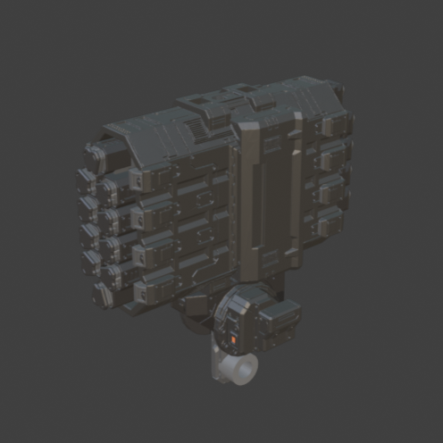 FURLONG BML-G2/P05MLT-10 Back Weapon Part (30 Minutes Missions)