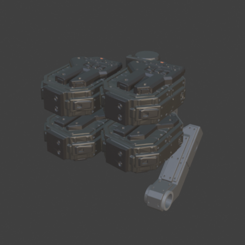 [DIGITAL FILES] FURLONG BML-G1/P31DUO-02 Dual Missile Launcher