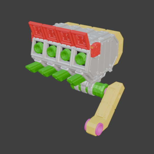 [DIGITAL FILES] FURLONG BML-G1/P20MLT-04 Missile Launcher