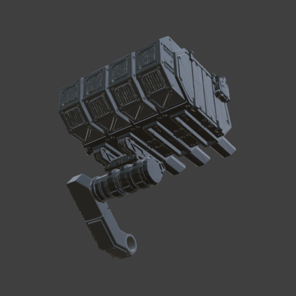 FURLONG BML-G1/P20MLT-04 Missile Launcher Back Weapon Part (30 Minutes Missions)