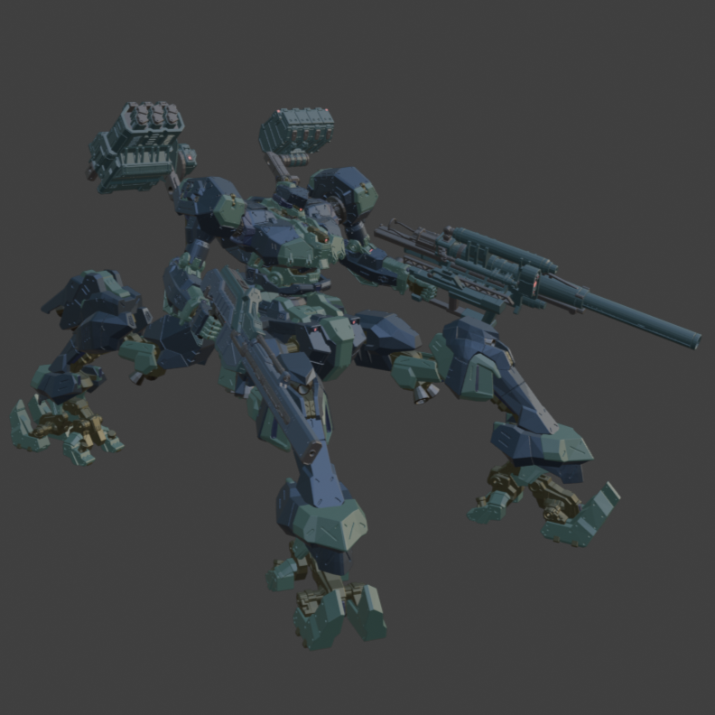 51-009 AL- TETRAPOD TRAINER Resin Model Kit (30 Minutes Missions Scale)
