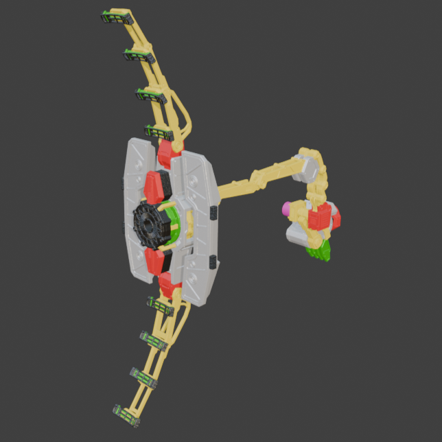 TAKIGAWA SI-27: SU-R8 Pulse Shield Back Weapon Part (30 Minutes Missions)