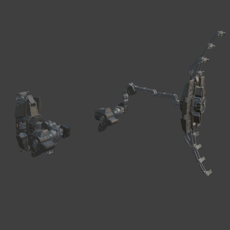 TAKIGAWA SI-27: SU-R8 Pulse Shield Back Weapon Part (30 Minutes Missions)