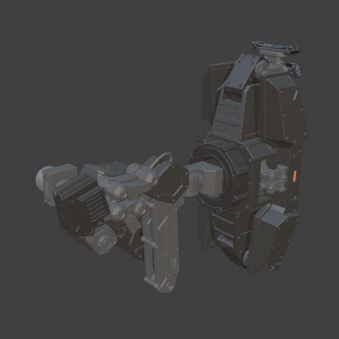 TAKIGAWA SI-27: SU-R8 Pulse Shield Back Weapon Part (30 Minutes Missions)