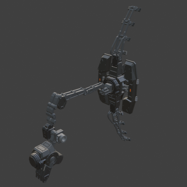 TAKIGAWA SI-27: SU-R8 Pulse Shield Back Weapon Part (30 Minutes Missions)
