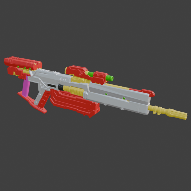 BALAM RF-024 TURNER Assault Rifle Arm Weapon Part (30 Minutes Missions)