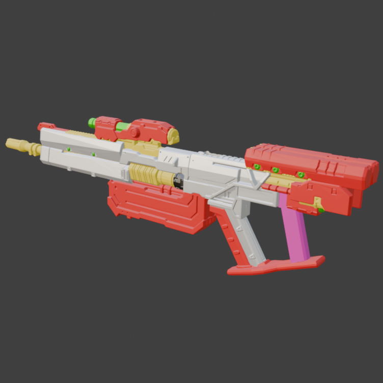 BALAM RF-024 TURNER Assault Rifle Arm Weapon Part (30 Minutes Missions)