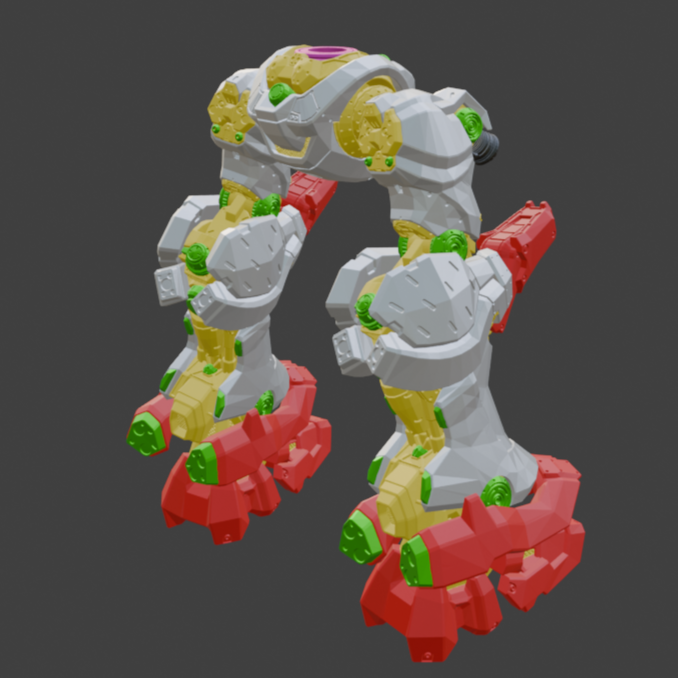 [DIGITAL FILES] RaD 2C-2000 CRAWLER AC Legs Unit
