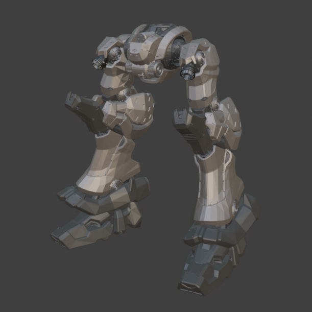[DIGITAL FILES] RaD 2C-2000 CRAWLER AC Legs Unit