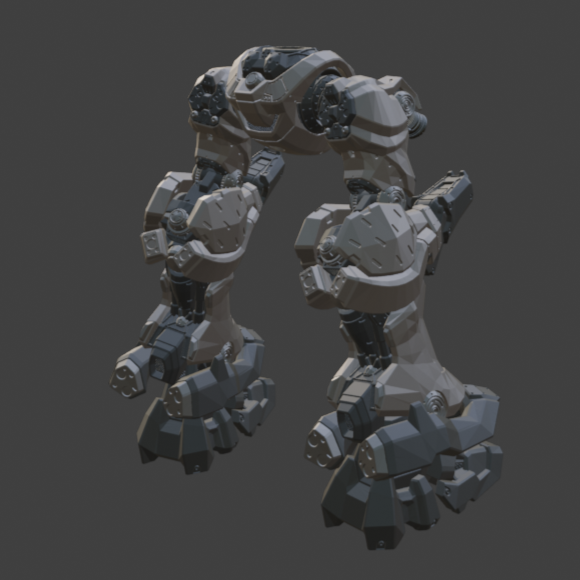 [DIGITAL FILES] RaD 2C-2000 CRAWLER AC Legs Unit