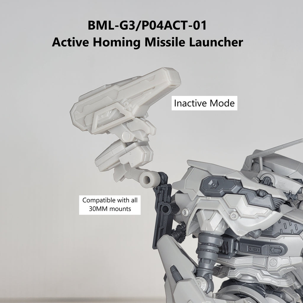 FURLONG BML-G3/P04ACT-01 Active Homing Missile Launcher Back Weapon Part (30 Minutes Missions)