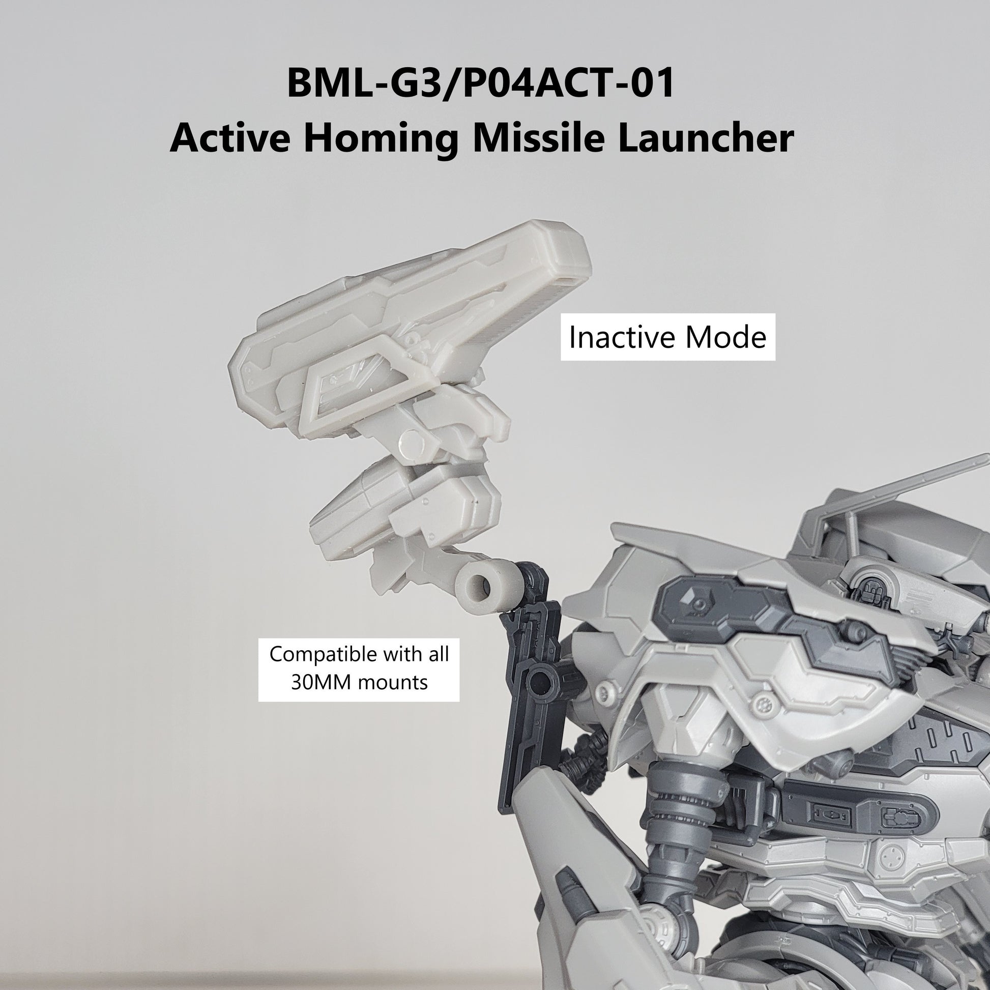 FURLONG BML-G3/P04ACT-01 Active Homing Missile Launcher Back Weapon Part (30 Minutes Missions)