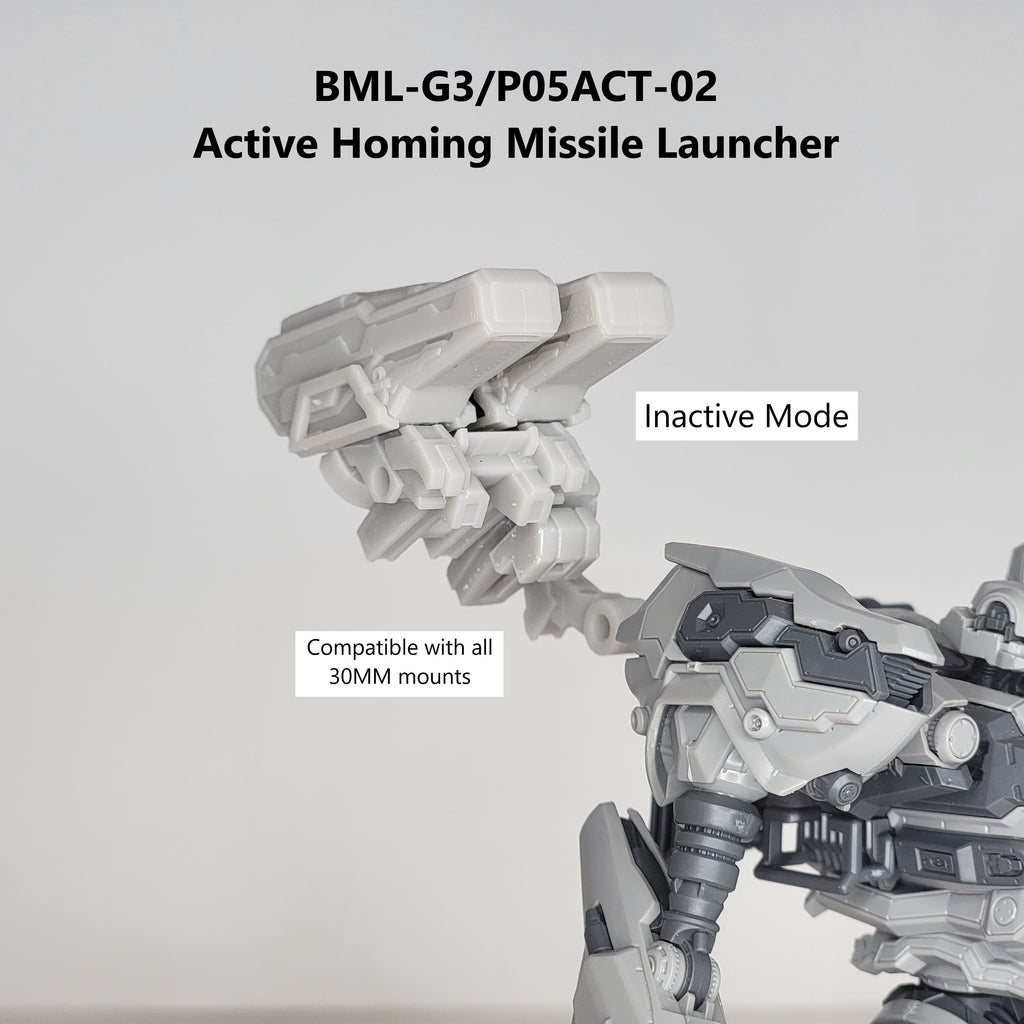 FURLONG BML-G3/P05ACT-02 Active Homing Missile Launcher Back Weapon Part (30 Minutes Missions)