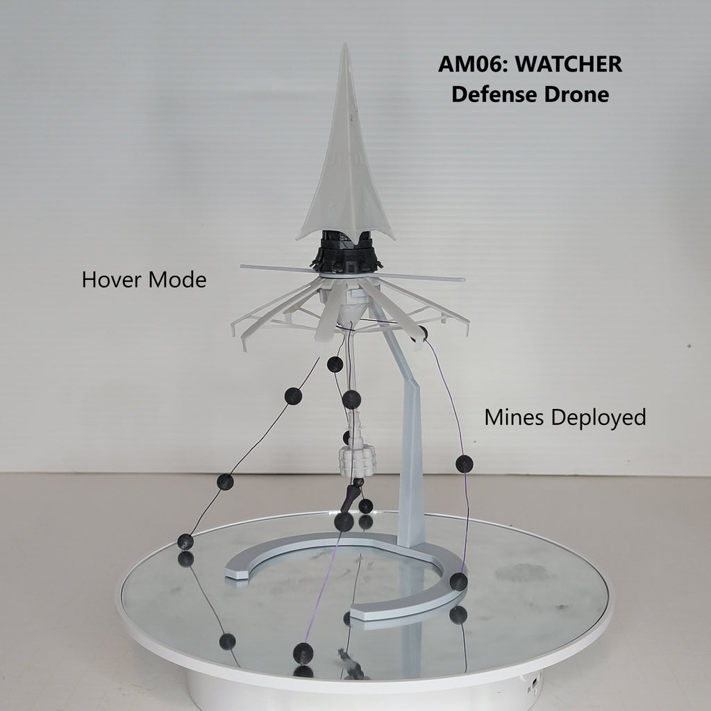 RRI & PCA WATCHER Drone Resin Model Kit (30 Minutes Missions Scale)