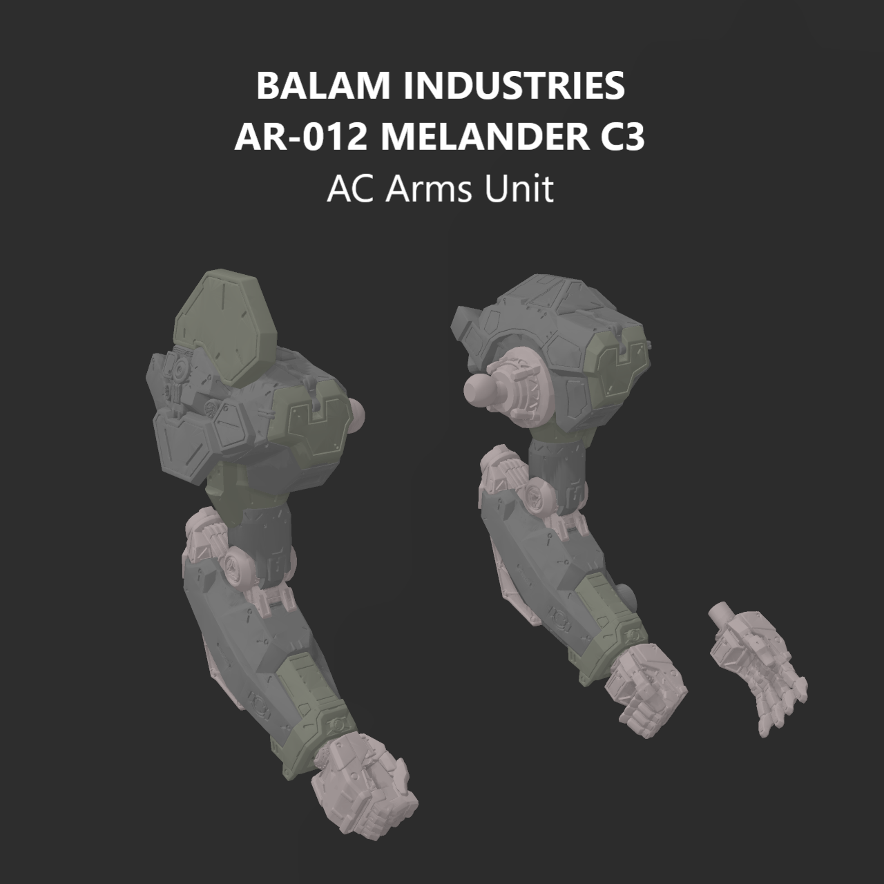 [DIGITAL FILES] BALAM AR-012 MELANDER C3 AC Arms Unit