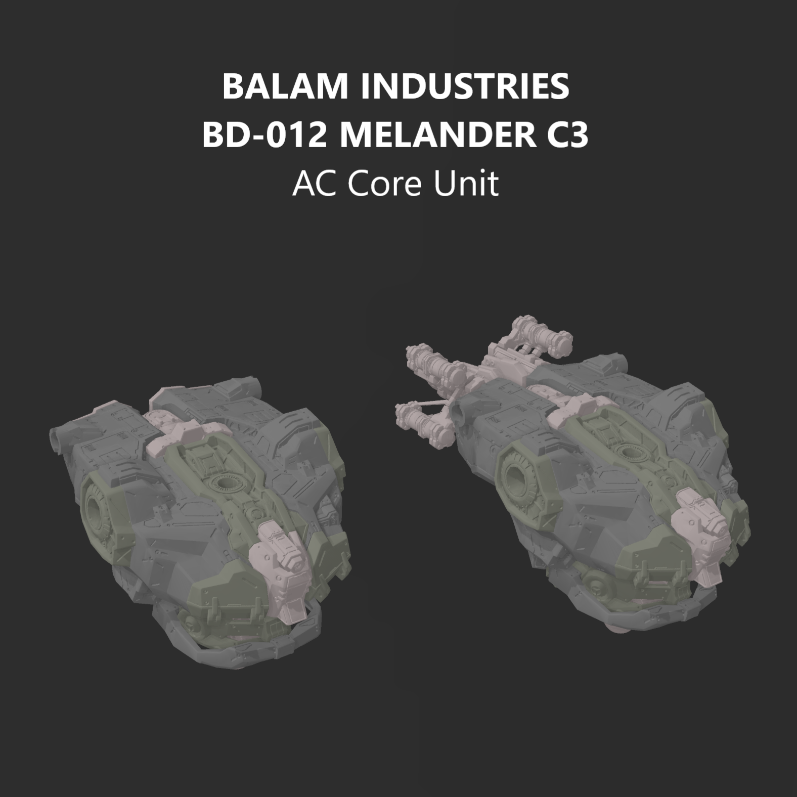 [DIGITAL FILES] BALAM BD-012 MELANDER C3 AC Core Unit