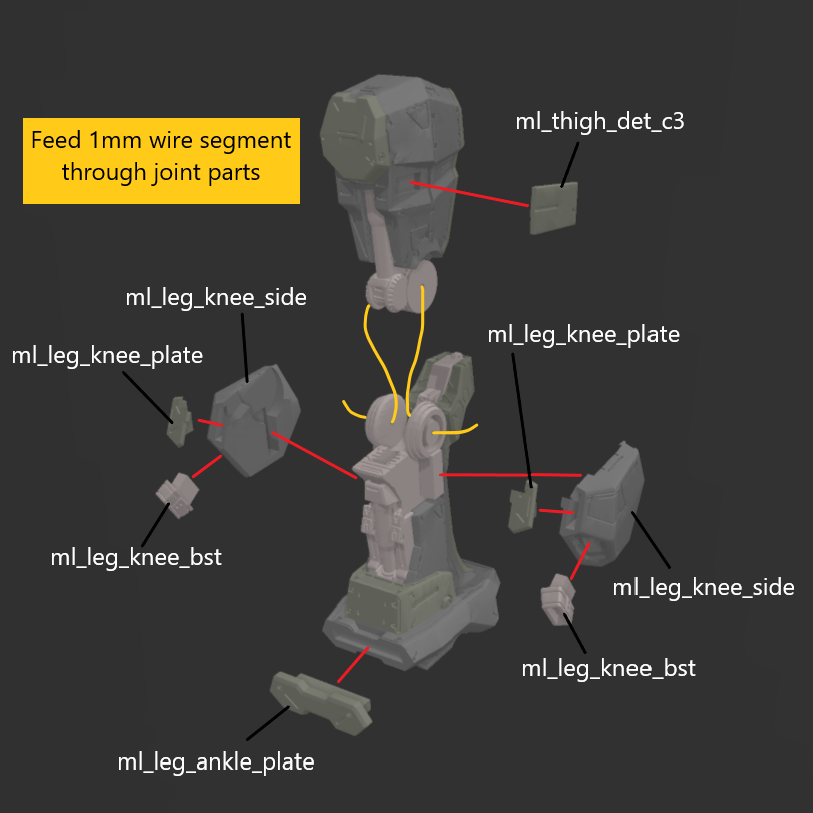 [DIGITAL FILES] BALAM LG-012 MELANDER C3 AC Legs Unit