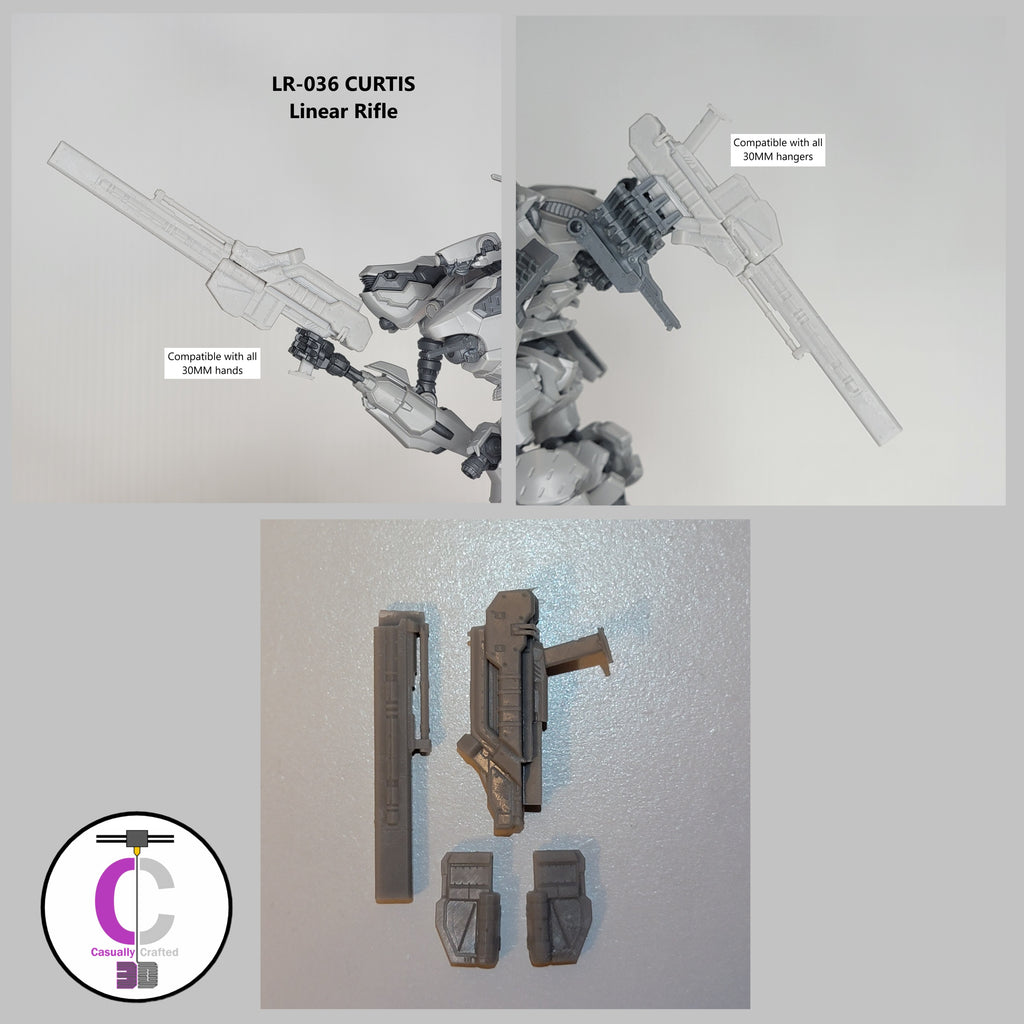 BALAM LR-036 CURTIS Linear Rifle Arm Weapon Part (30 Minutes Missions)