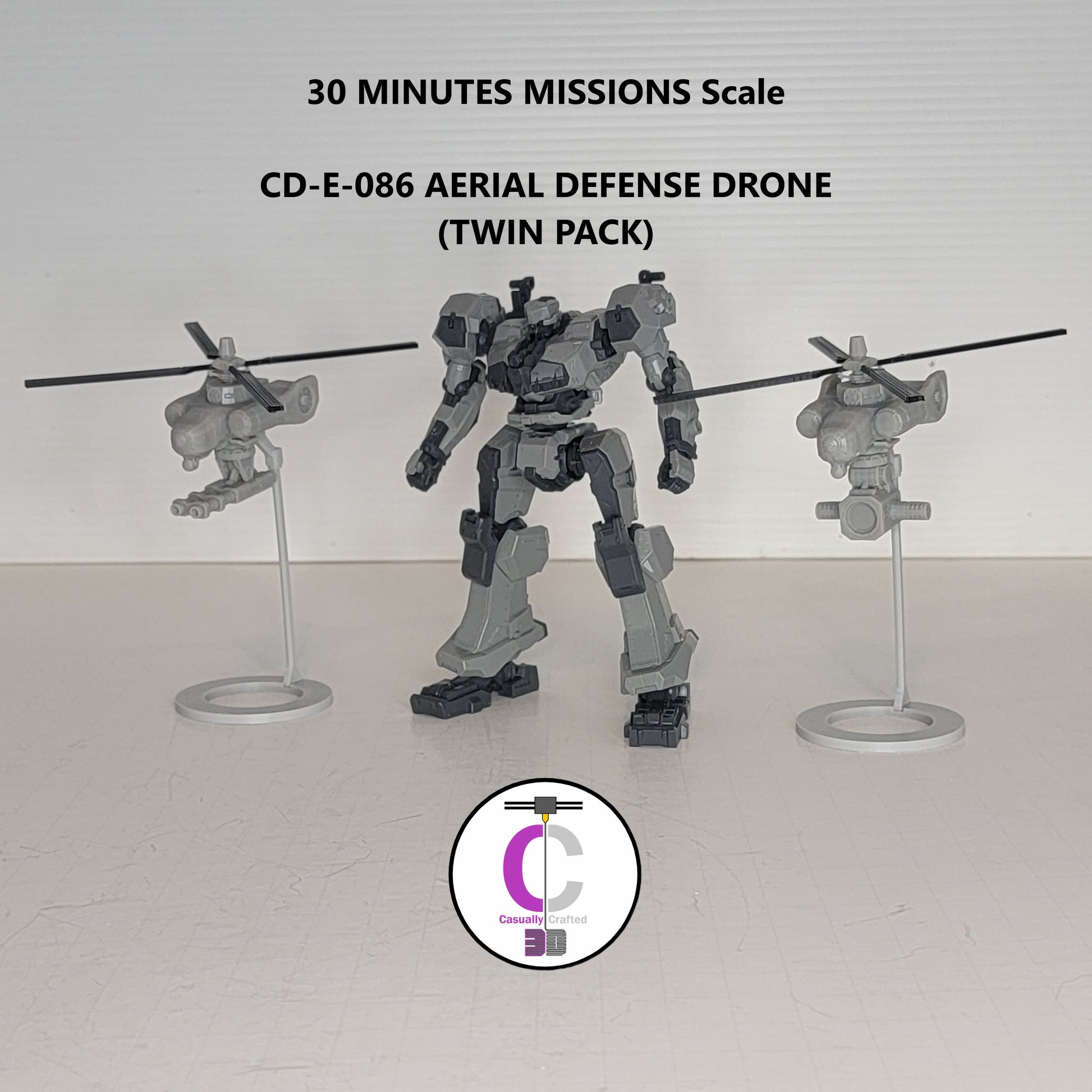 BAWS CD-E-086 Aerial Defense Drone TWIN PACK Resin Model Kit (30 Minutes Missions Scale)