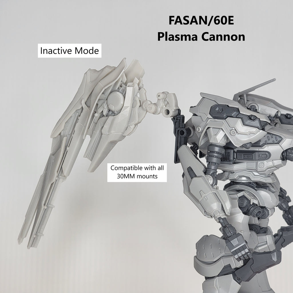 SCHNEIDER FASAN/60E Plasma Cannon Back Weapon Part (30 Minutes Missions)