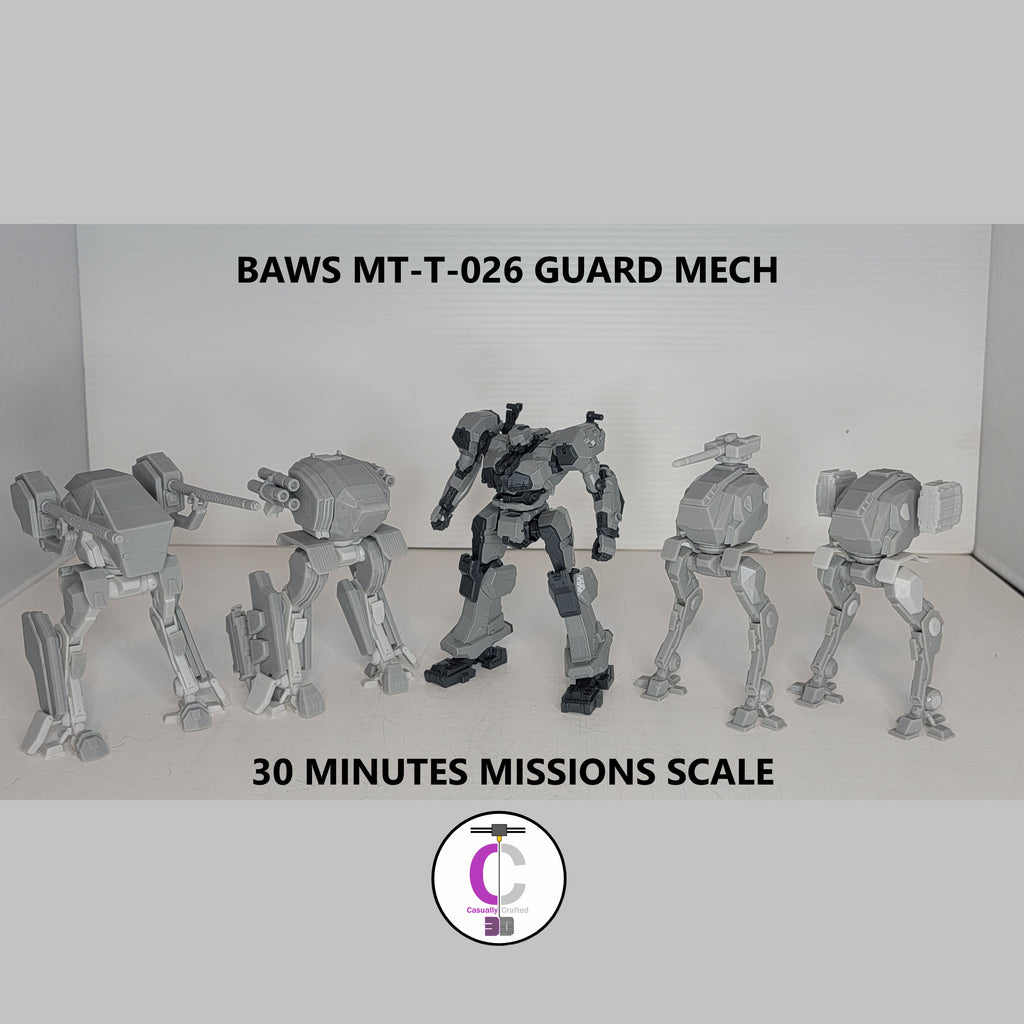 BAWS MT-T-026 GUARD MECH MT Resin Model Kit (30 Minutes Missions Scale) (V2)