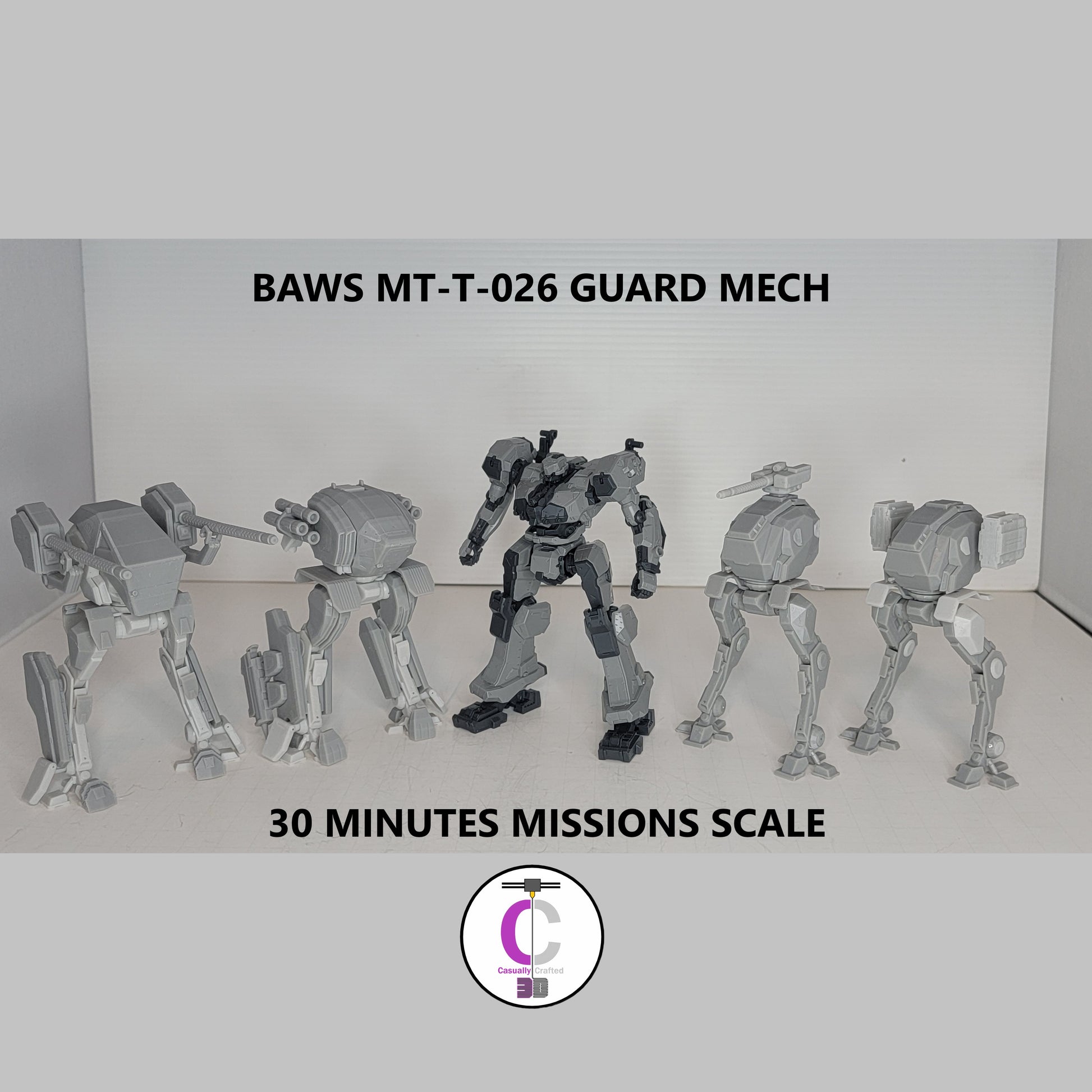 BAWS MT-T-026 GUARD MECH MT Resin Model Kit (30 Minutes Missions Scale) (V2)