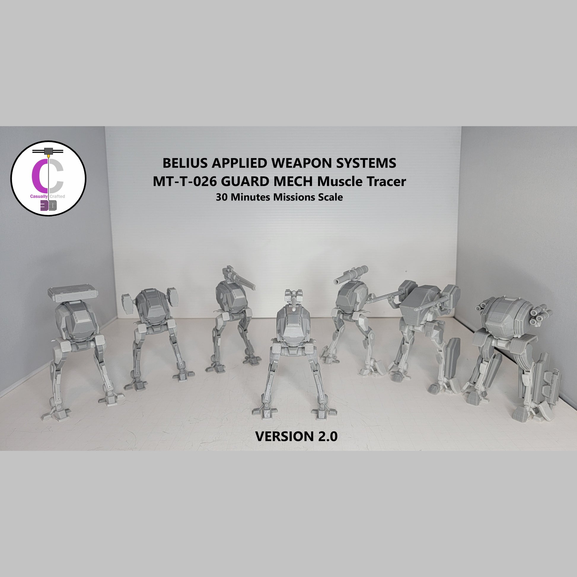 BAWS MT-T-026 GUARD MECH MT Resin Model Kit (30 Minutes Missions Scale) (V2)