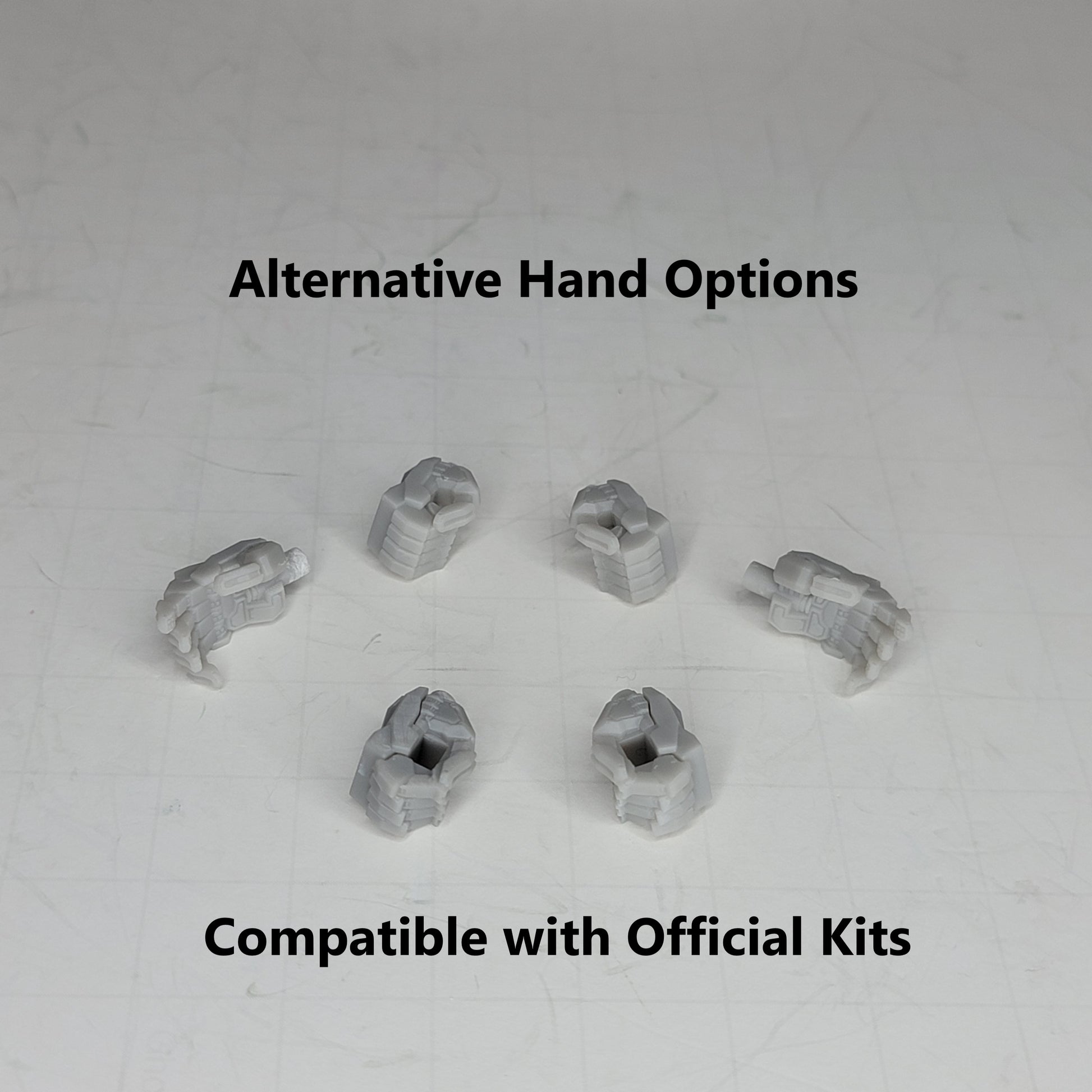 Alternative Hands for 30 Minutes Missions ORBITER Model Kit