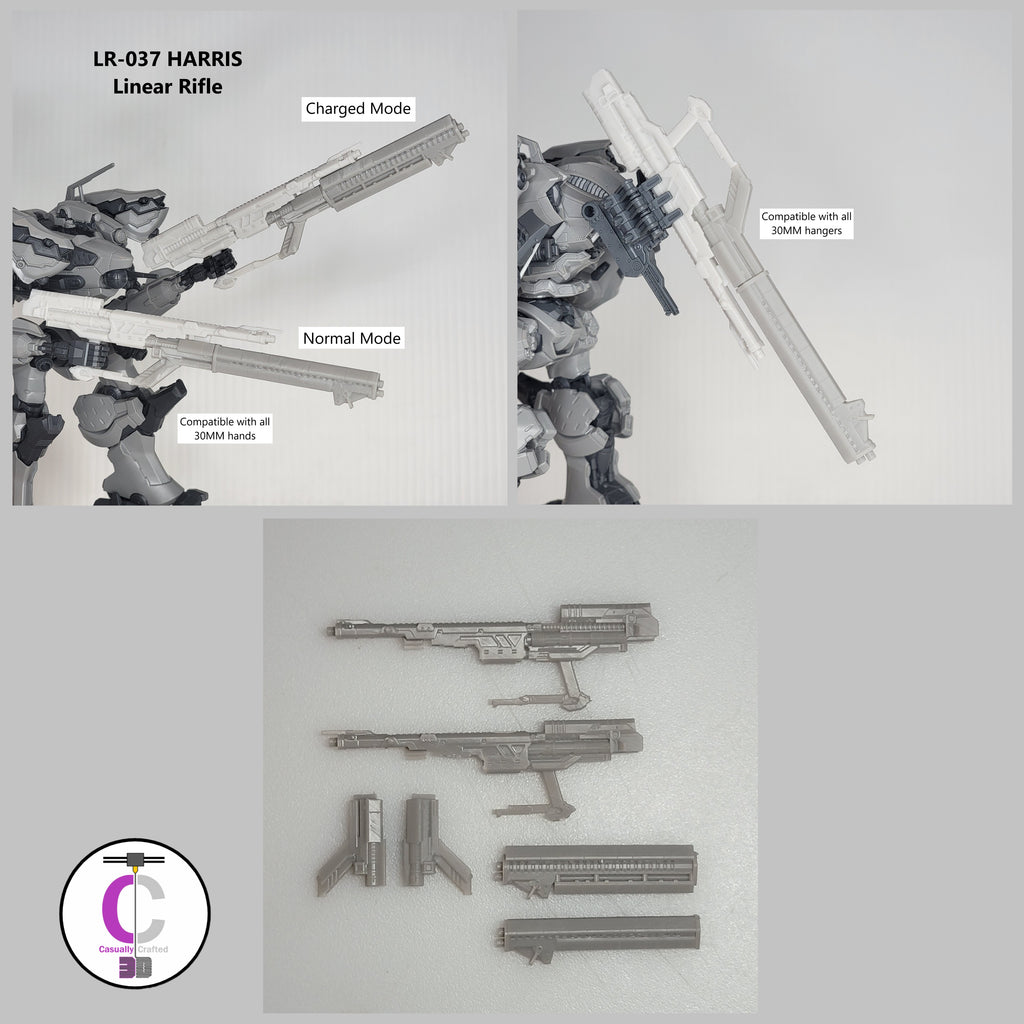 BALAM LR-037 HARRIS Linear Rifle Arm Weapon Part (30 Minutes Missions)