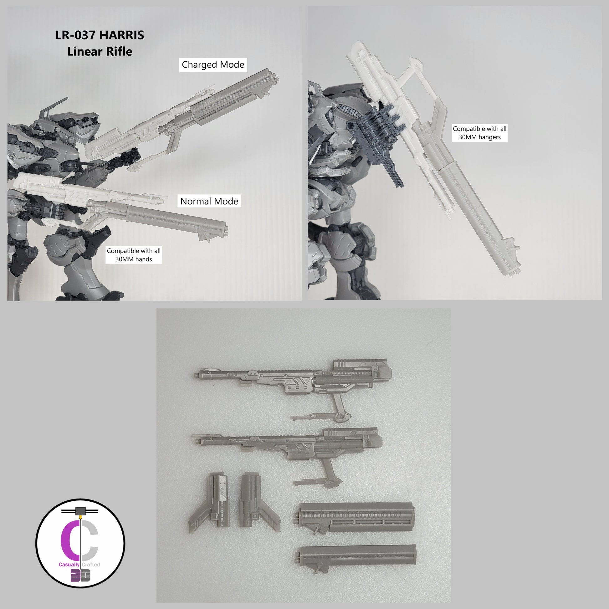 BALAM LR-037 HARRIS Linear Rifle Arm Weapon Part (30 Minutes Missions)