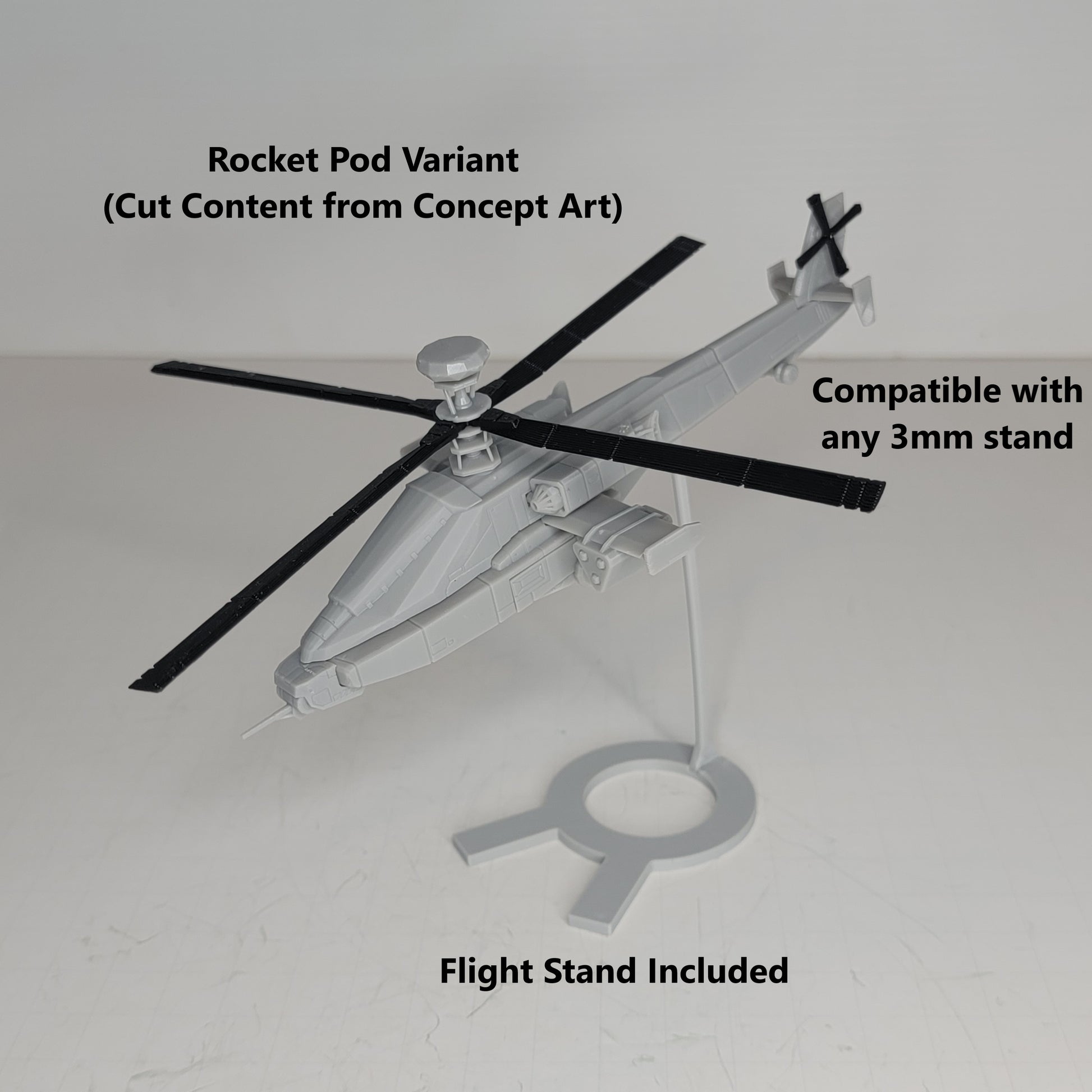 BAWS CH-T-025 Attack Helicopter TWIN PACK  Resin Model Kit (30 Minutes Missions Scale)