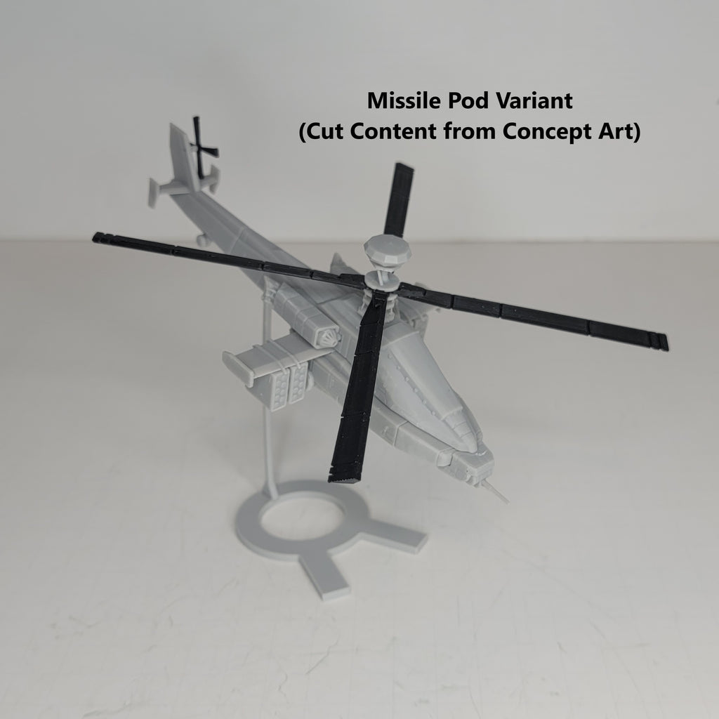 BAWS CH-T-025 Attack Helicopter TWIN PACK  Resin Model Kit (30 Minutes Missions Scale)