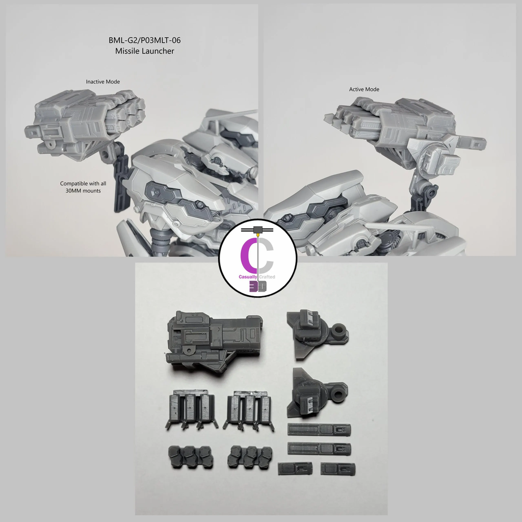 FURLONG BML-G2/P03MLT-06 Back Weapon Part (30 Minutes Missions)