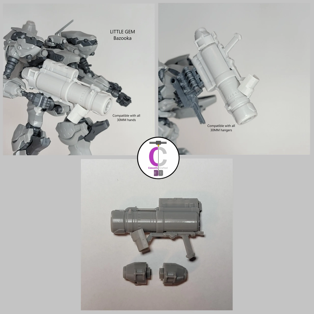 MELINITE LITTLE GEM Bazooka Arm Weapon Part (30 Minutes Missions)