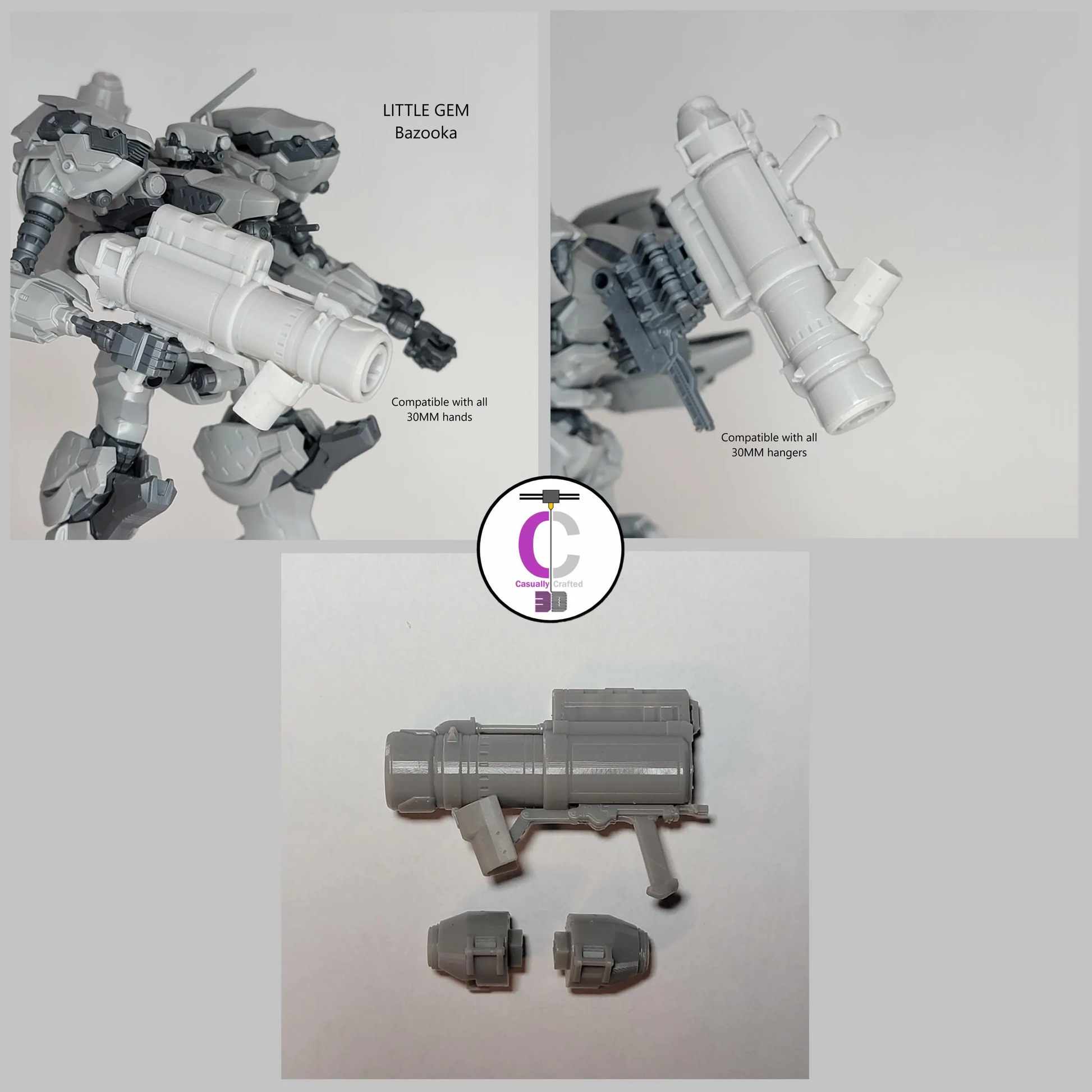 MELINITE LITTLE GEM Bazooka Arm Weapon Part (30 Minutes Missions)