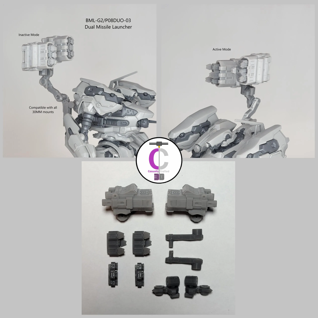 FURLONG BML-G2/P08DUO-03 Back Weapon Part (30 Minutes Missions)