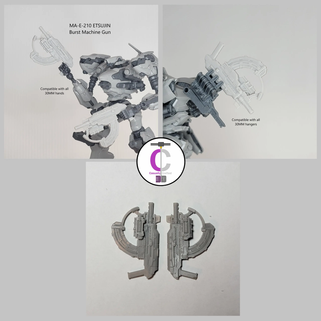 BAWS MA-E-210 ETSUJIN Burst Machine Gun Arm Weapon Part (30 Minutes Missions)
