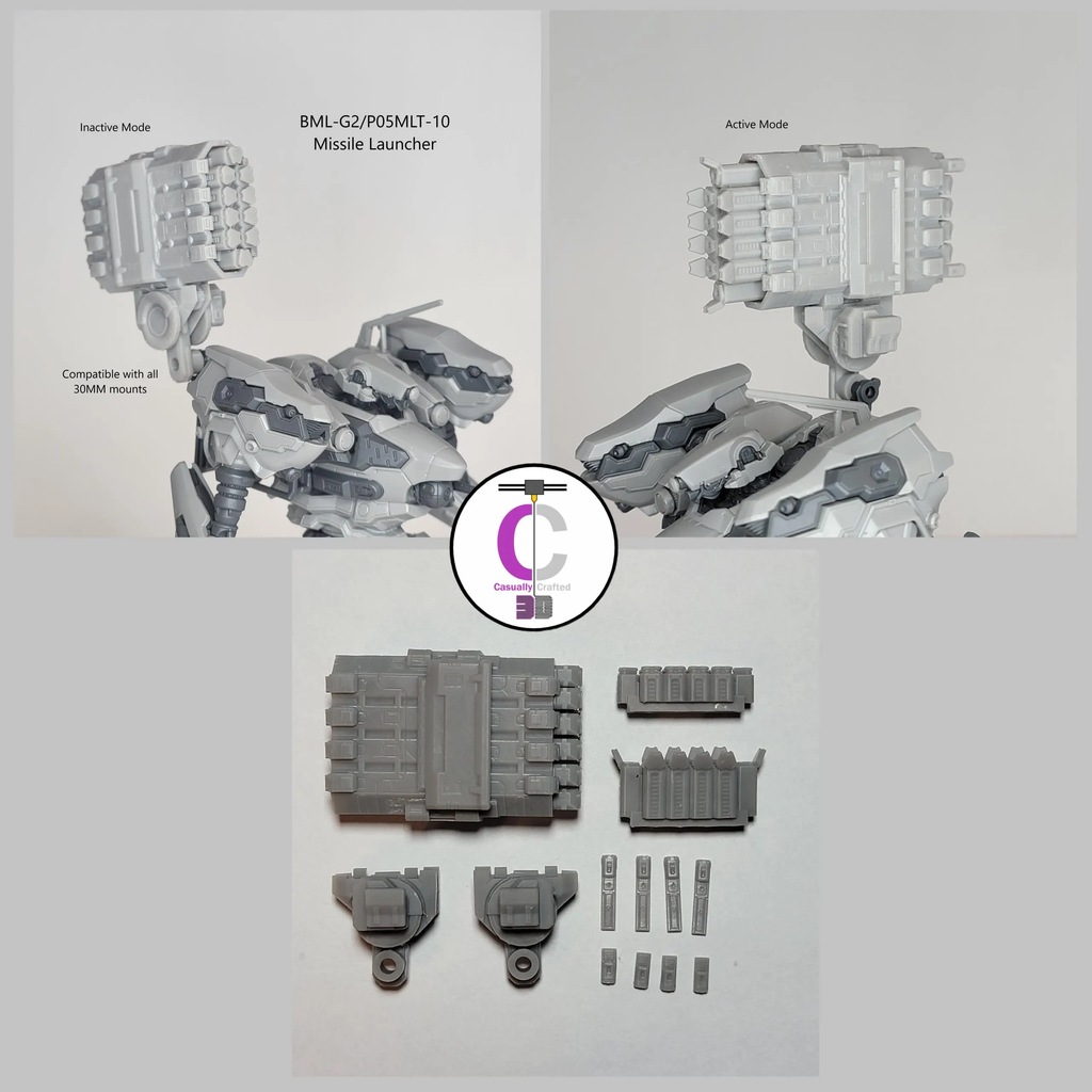 FURLONG BML-G2/P05MLT-10 Back Weapon Part (30 Minutes Missions)