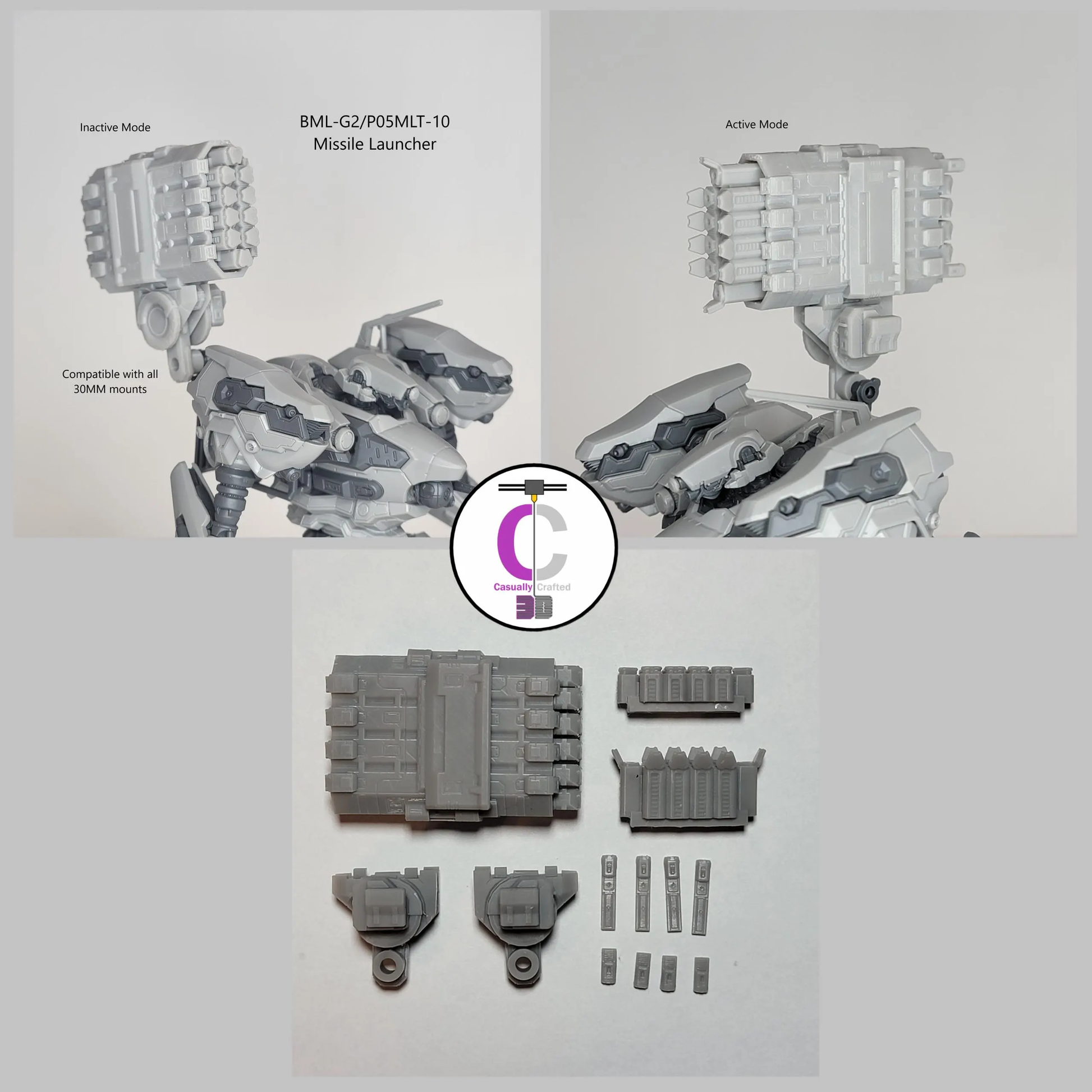 FURLONG BML-G2/P05MLT-10 Back Weapon Part (30 Minutes Missions)