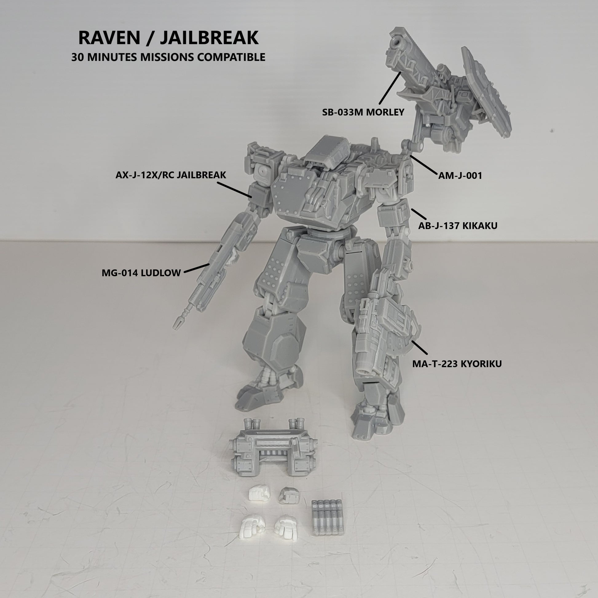 Raven - JAILBREAK Resin Model Kit (30 Minutes Missions Scale)