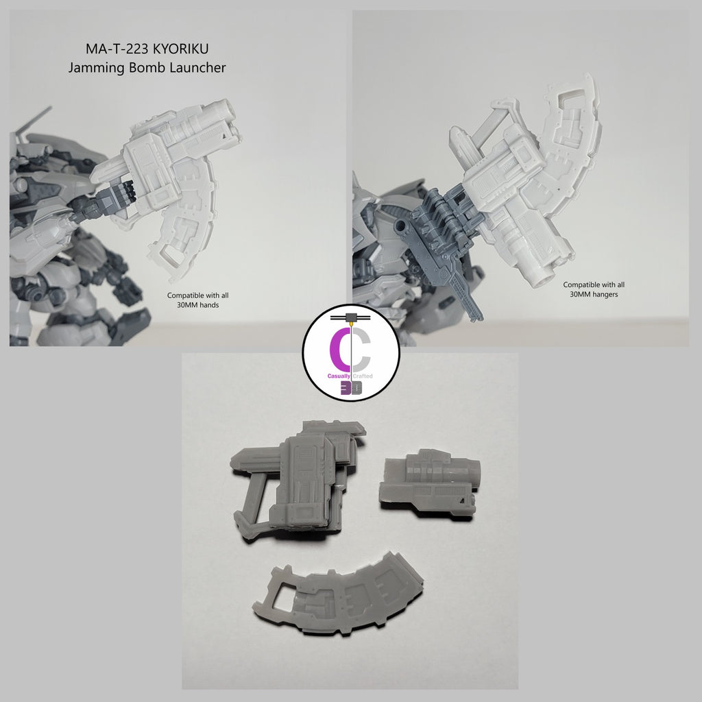 BAWS MA-T-223 KYORIKU Jamming Bomb Launcher Arm Weapon Part (30 Minutes Missions)